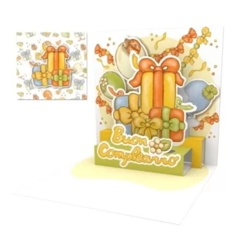 biglietto di auguri - buon compleanno 2 - origami