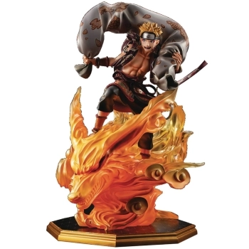 naruto shippuden - naruto uzumaki wind god - precious gem series pvc 28cm