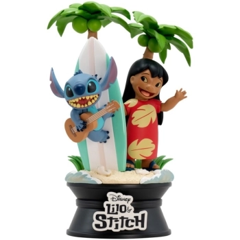 disney: lilo & stitch - lilo & stitch surfboard - statua 17cm