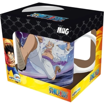 one piece - tazza 320ml - luffy vs kaido