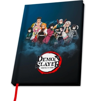 demon slayer - notebook a5 - 9 pilastri