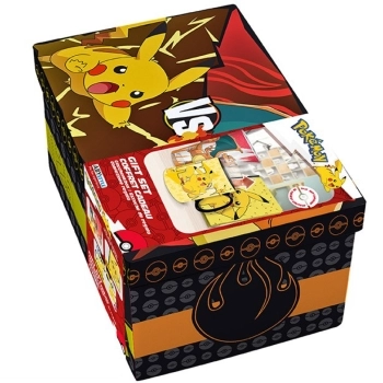 pokemon - confezione regalo premium - bicchiere large, tazza heat change, notebook pikachu
