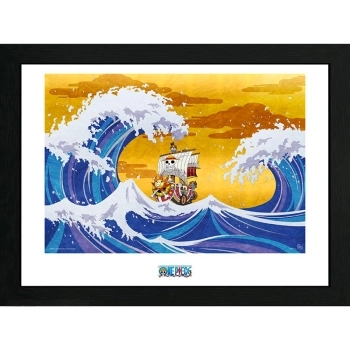 one piece - framed print - thousand sunny (30x40cm)