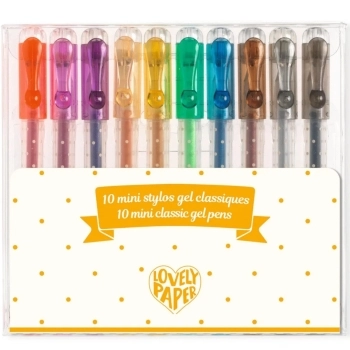 colori classici - 10 mini penne gel