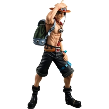 one piece - portgas d. ace - portrait of pirate deluxe - 10th limited version 23cm