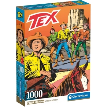 tex - puzzle compact + poster - puzzle 1000 pezzi