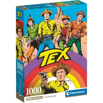 tex - puzzle compact + poster - puzzle 1000 pezzi