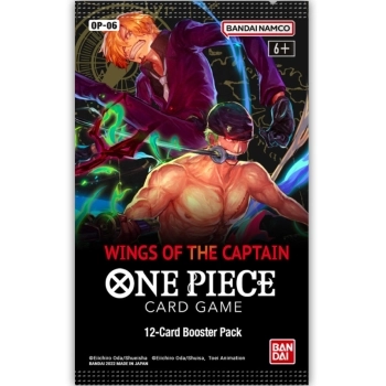 one piece card game - wings of the captain - op-06 - bustina singola 12 carte (eng)