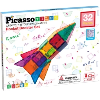 picasso tiles - rocket 32 piastrelle magnetiche