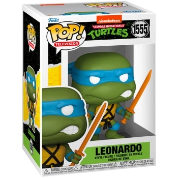teenage mutant ninja turtles - leonardo 9cm - funko pop 1555