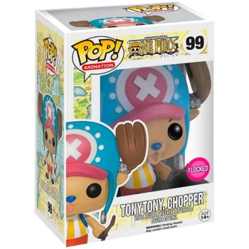 one piece - tony tony chopper (flocked) 9cm - funko pop 99