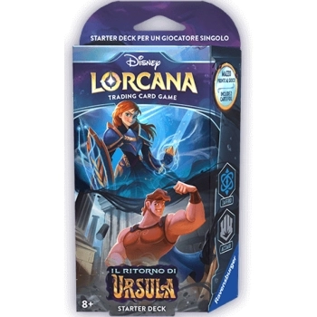 lorcana - il ritorno di ursula - zaffiro & acciaio - starter deck (eng)