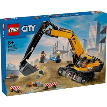 60420 - escavatore da cantiere giallo
