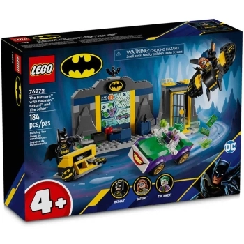 76272 - batcaverna con batman, batgirl e the joker