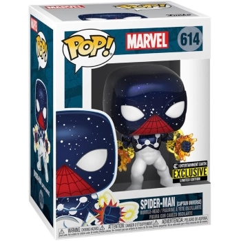 marvel - spider-man captain universe 9cm - funko pop 614