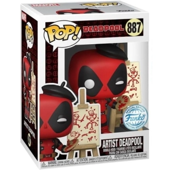 deadpool 30th anniversary - artist deadpool 9cm - funko pop 887