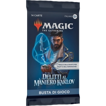 magic the gathering - delitti al maniero karlov - buste di gioco - bustina singola 14 carte (ita)