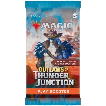 magic the gathering - outlaws of thunder junction - busta di gioco - bustina singola 14 carte (eng)