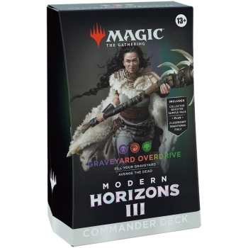 magic the gathering - modern horizons 3 - graveyard overdrive - mazzo commander (eng)