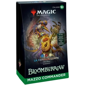 magic the gathering - bloomburrow - la famiglia conta - mazzo commander (ita)