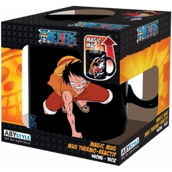 one piece - tazza heat change 460ml - luffy & ace