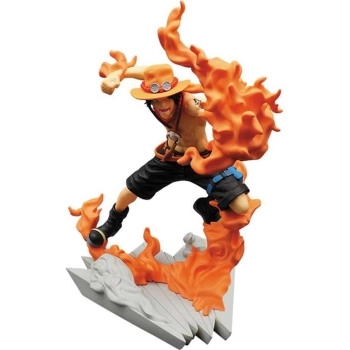 one piece - senkozekkei - portgas.d.ace - statua 9cm