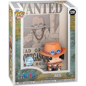 one piece - ace wanted poster 9cm - funko pop 1291