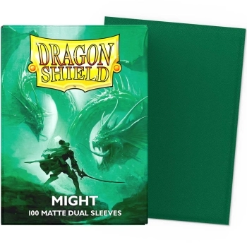 dragon shield standard sleeves - might dual matte (100 bustine protettive)