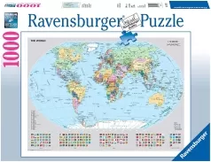 mappamondo politico - puzzle 1000 pezzi
