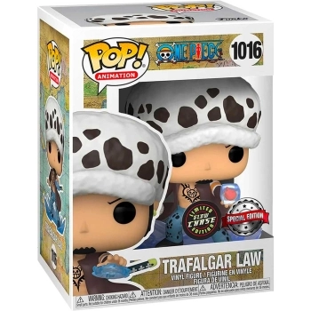 one piece - trafalgar law 9cm - funko pop 1016 chase