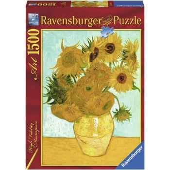 van gogh: vaso con girasoli - puzzle 1500 pezzi