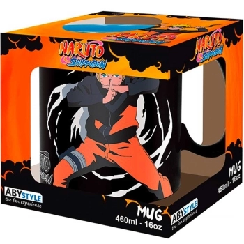 naruto shippuden - tazza 460ml - naruto & kurama