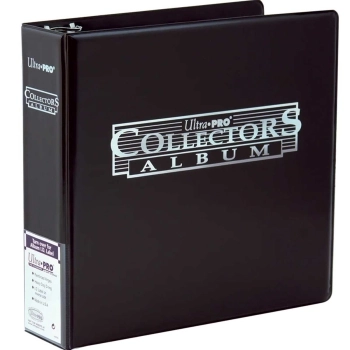 collectors album - raccoglitore ad anelli 9 tasche - nero