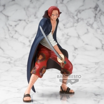 one piece red - battle record posing - shanks - statua 15cm