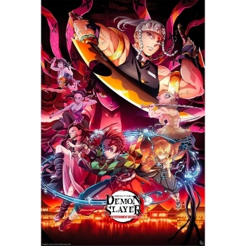 demon slayer - poster maxi 91,5x61cm - entertainment district
