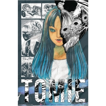 junji ito - poster maxi 91,5x61cm - tomie