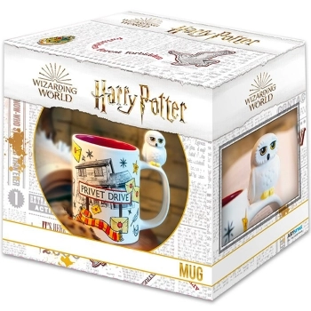 harry potter - tazza 3d - hedwig & privet drive