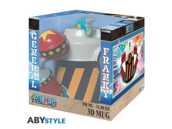one piece - tazza 3d 350ml - franky shogun
