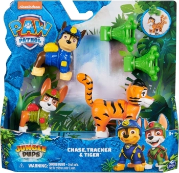 paw patrol jungle pups - blister 2 cuccioli e accessori