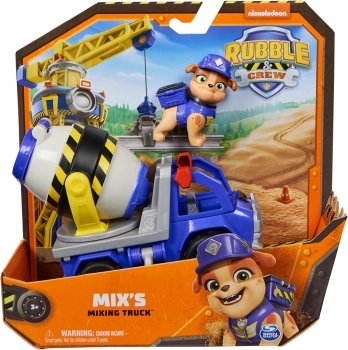 paw patrol rubble and crew - veicolo tematizzato di mix