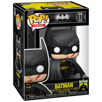 batman 85th anniversary - batman (bloody) (1989) 9cm - funko pop! 518