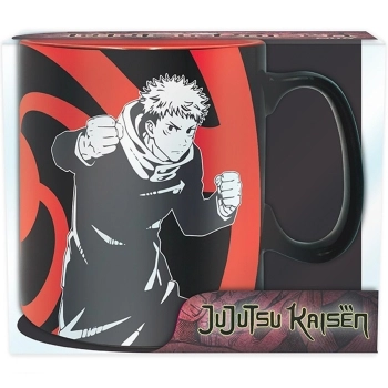 jujutsu kaisen - tazza 460ml - group black & white