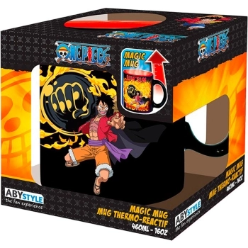 one piece - tazza heat change 460ml - luffy vs kaidou
