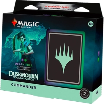 magic the gathering - duskmourn: house of horror - death toll - mazzo commander (eng)