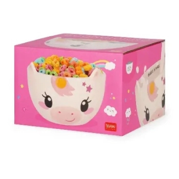 ciotola da colazione in gres - buongiorno! - unicorn