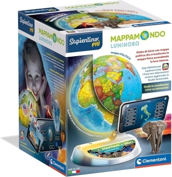 sapientino piu - esploramondo - mappamondo luminoso