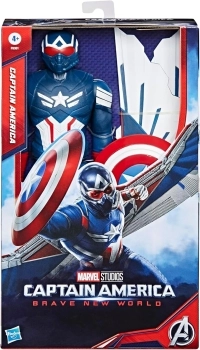 captain america brave new world - deluxe titan hero di 30cm