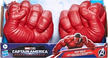captain america brave new world - pugni di hulk rossi