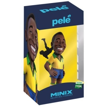 pele - brasile - football stars 110a - minix collectible figurines 12cm