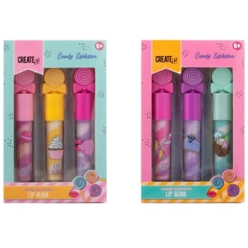 create it! - set di 3 lip gloss